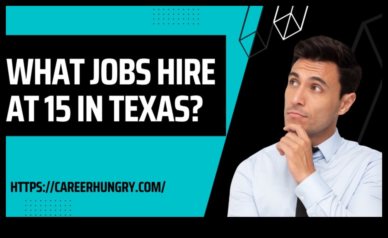 what jobs can you get at 15 in texas