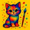 bts cute kitty coloring