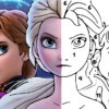 color by number with frozen ii