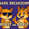 name breakdown roast or boast