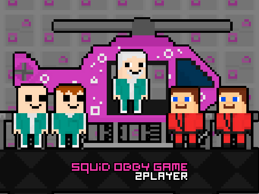 Αναψυχή Squid Obby για δύο φανατικοί παίκτες