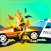police car attack