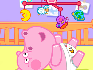 Φροντίδα για τον μικρό ιπποπόταμο